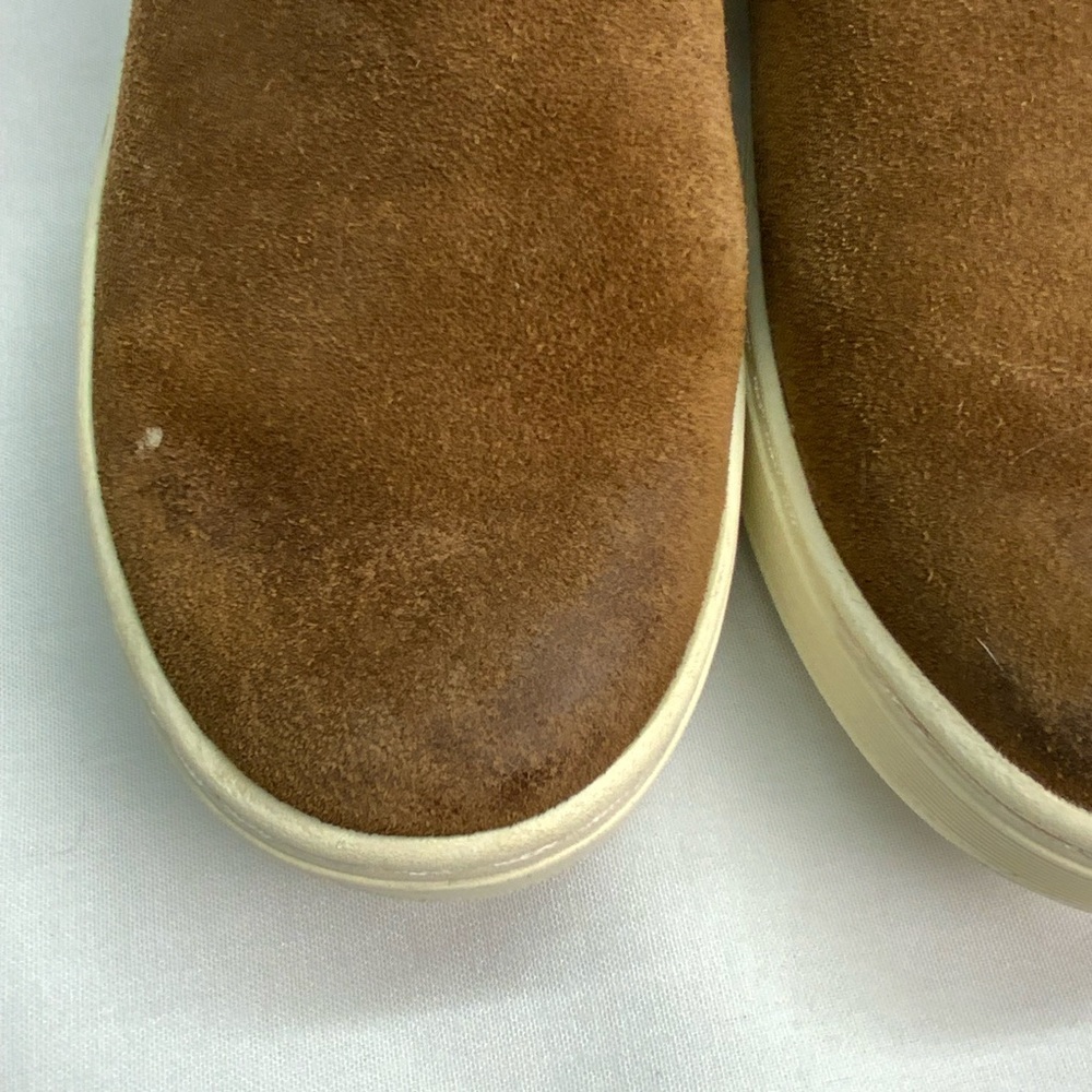 Sofft Medium Brown Suede Casual Slip-Ons Sneaker Bootie Women’s Size 8 M w/ Flaw - Picture 6 of 10